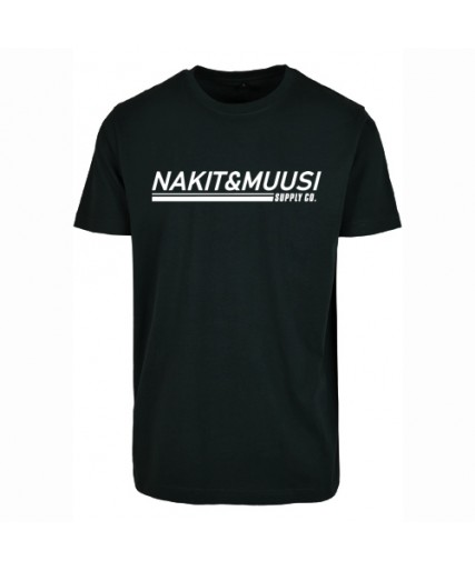 Nakit & Muusi Supply Co. Mens Fitted T-Shirt Black