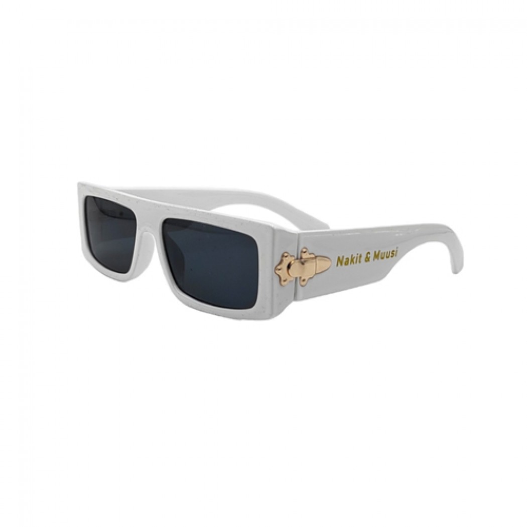 Nakit & Muusi LOX Sunglasses  White / Smoke Lens (LAST ONES)