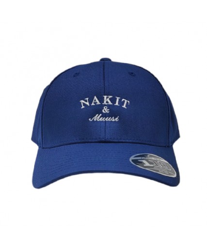 Nakit & Muusi Original Logo Flexfit 110 Curved Visor Snapback Navy