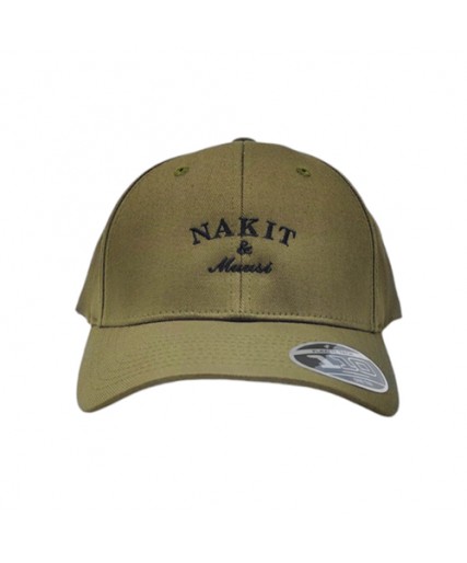 Nakit & Muusi Original Logo Flexfit 110 Curved Visor Snapback Olive
