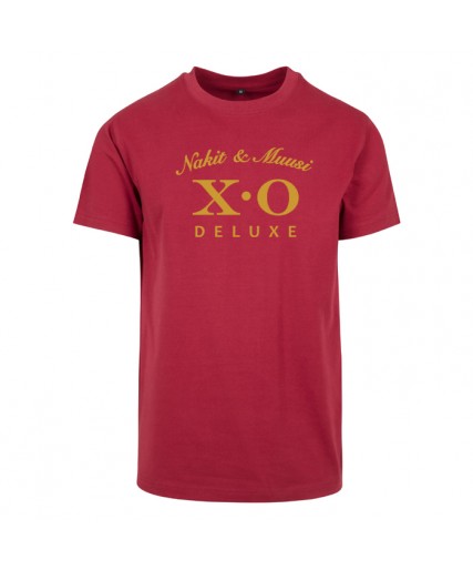 Nakit & Muusi XO Deluxe Fitted Tee Burgundy