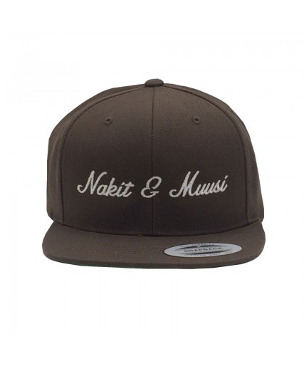 Nakit & Muusi Amplify Snapback Hat Brown Nakit & Muusi Amplify Snapback Hat Brown