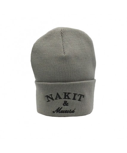 Nakit & Muusi Beanie Hat Heather Grey