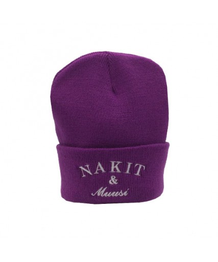 Nakit & Muusi Beanie Hat Purple