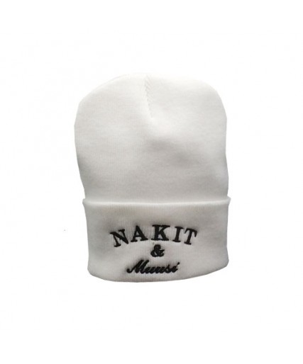 Nakit & Muusi Beanie Hat White