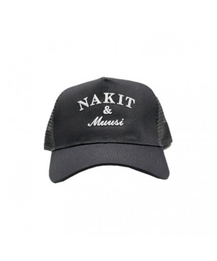 Nakit & Muusi Curved Trucker Cap Charcoal