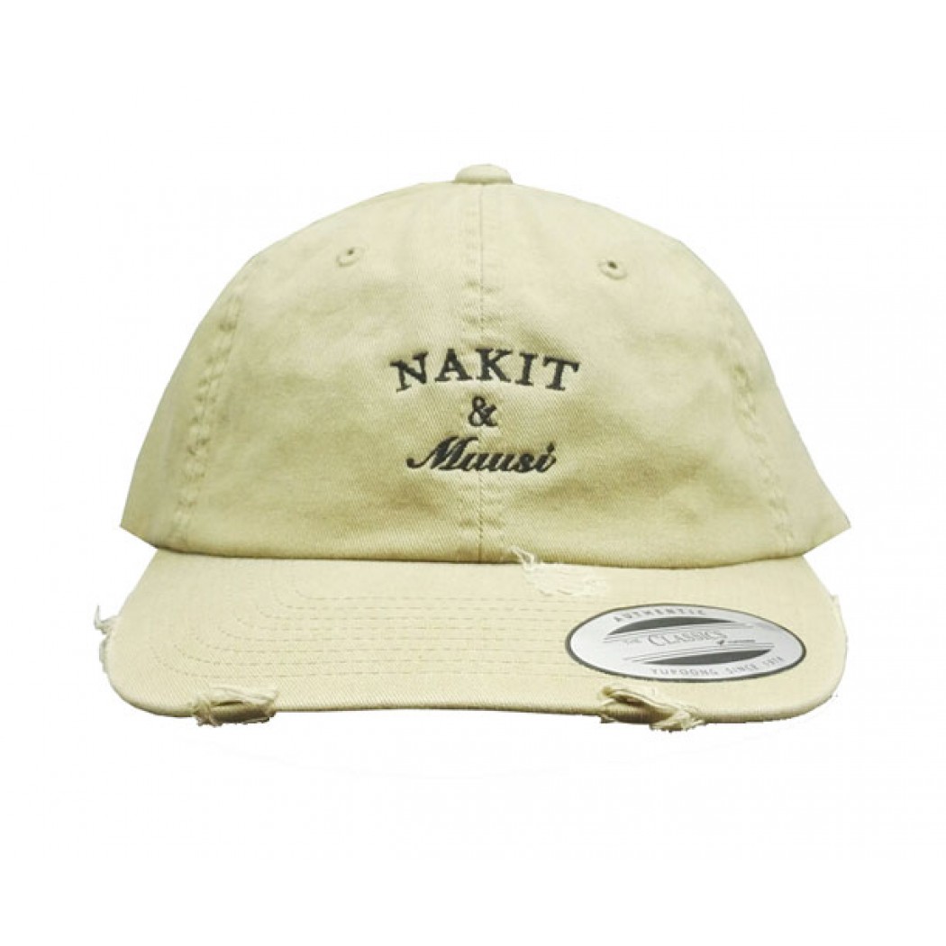 Nakit & Muusi Low Profile Destroyed Cap Khaki
