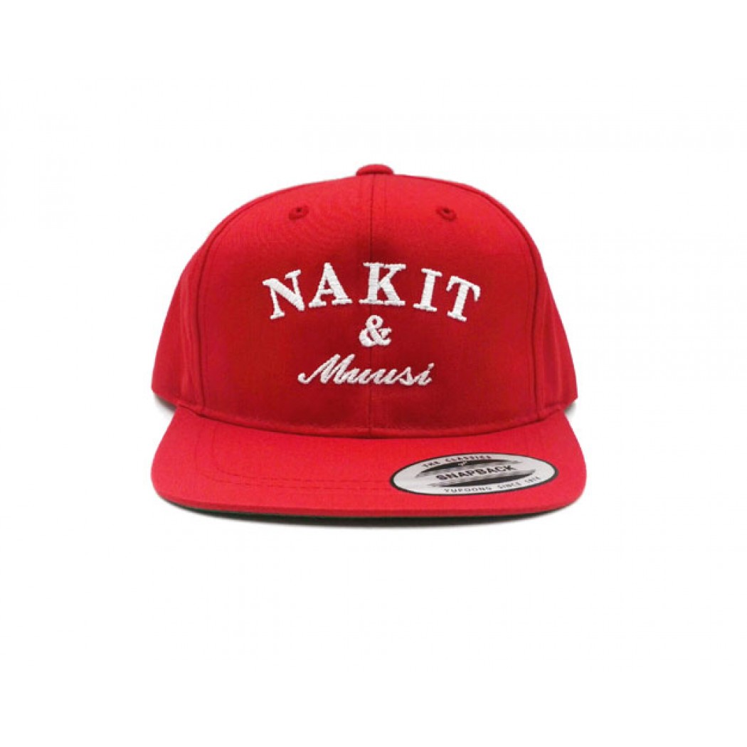 Nakit & Muusi Kids Snapback Hat Red