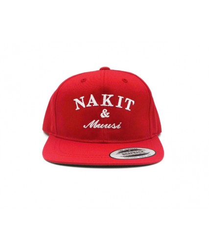 Nakit & Muusi Kids Snapback Hat Red