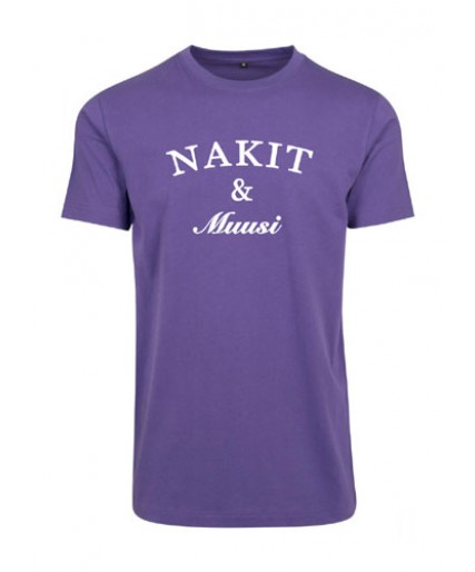Nakit & Muusi Mens Fitted Premium T-shirt Ultra Violet
