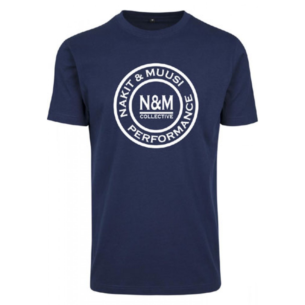 Nakit & Muusi Performance Mens Fitted Premium T-shirt Light Navy
