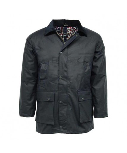 Classic Padded Wax Jacket Navy Classic Padded Wax Jacket Navy
