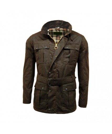 Continental Wax Jacket Brown Continental Wax Jacket Brown
