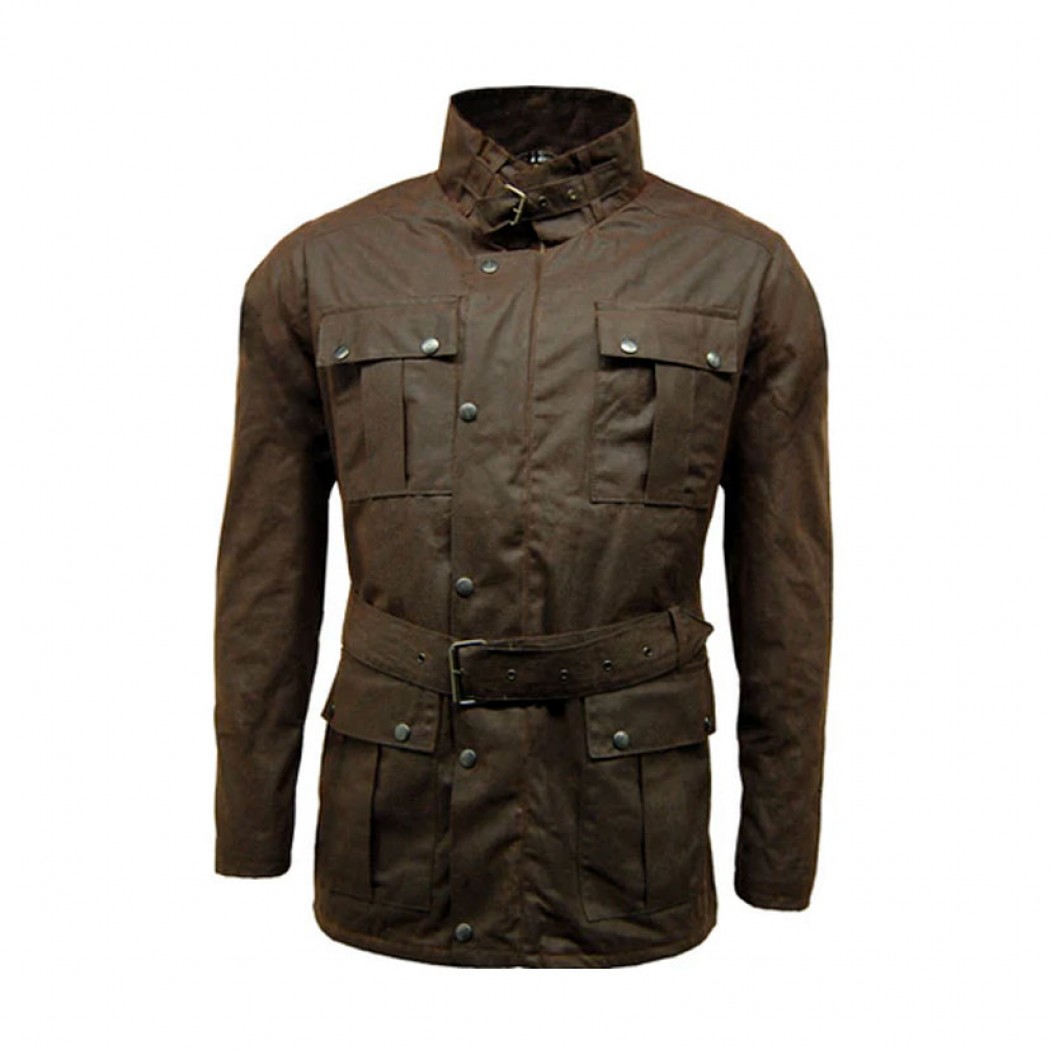 Continental Wax Jacket Brown Continental Wax Jacket Brown