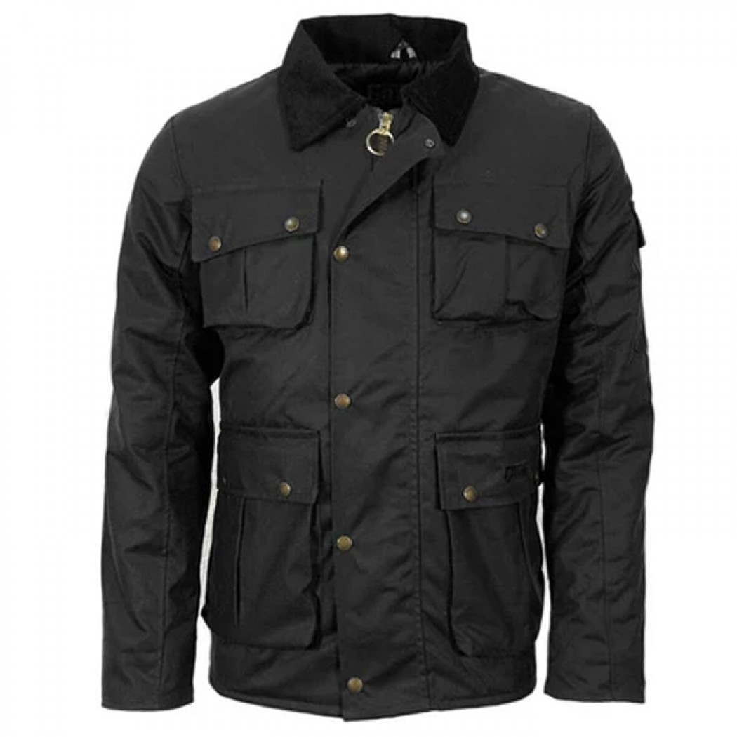 Utilitas II Wax Jacket Black Utilitas II Wax Jacket Black
