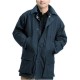 Classic Padded Wax Jacket Navy