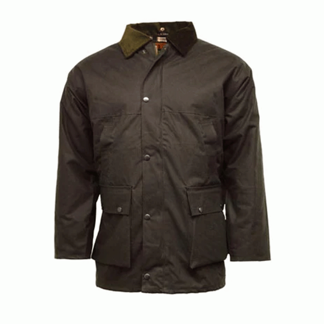 Unpadded Lightweight Wax Jacket Brown Unpadded Lightweight Wax Jacket Brown