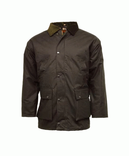 Unpadded Lightweight Wax Jacket Brown Unpadded Lightweight Wax Jacket Brown