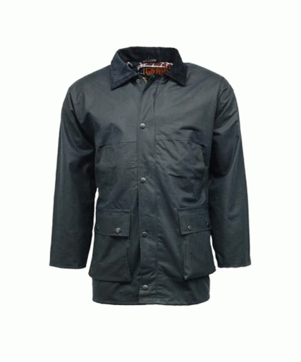 Unpadded Lightweight Wax Jacket Navy Unpadded Lightweight Wax Jacket Navy