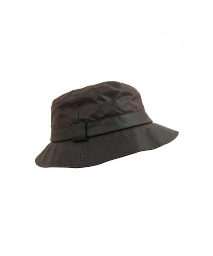 Wax Cotton Bush Hat Olive