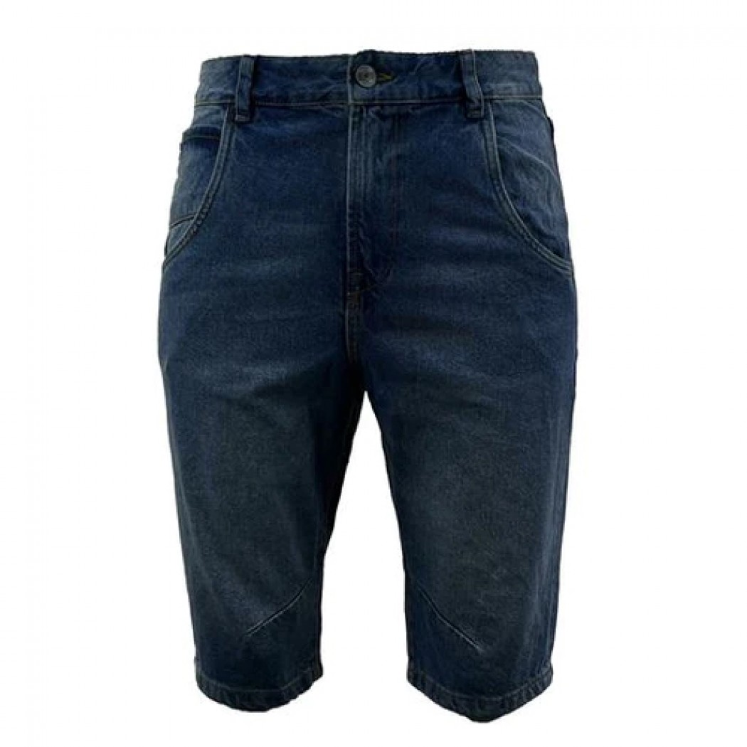 Mens Slim Fit Denim Shorts Dark Denim