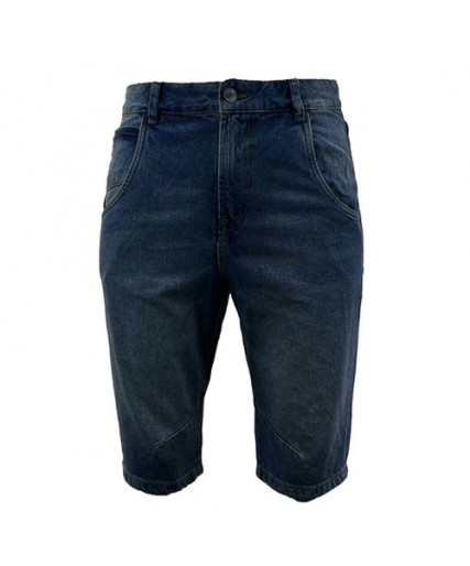 Mens Slim Fit Denim Shorts Dark Denim
