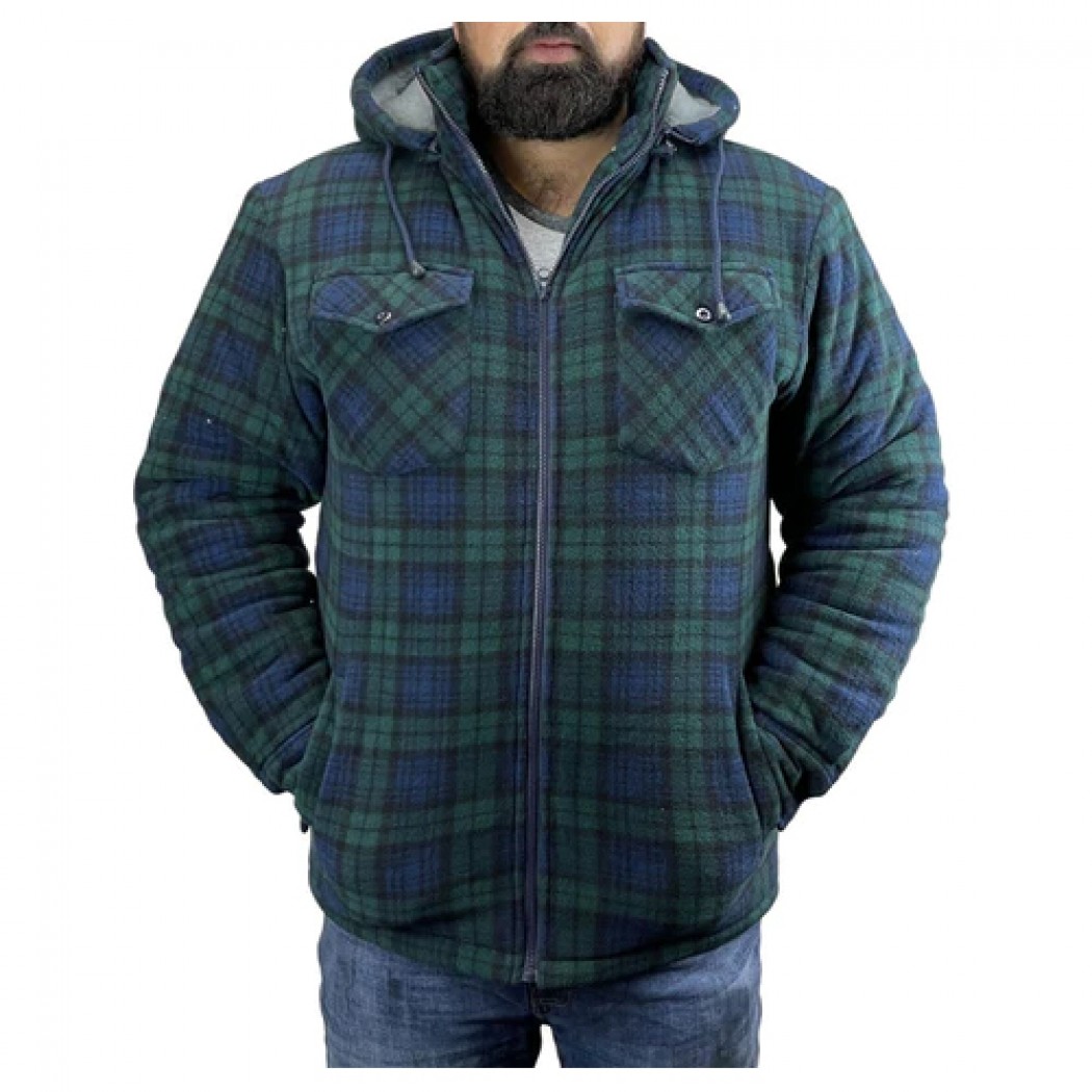 Mens Richmond Sherpa Shirt Green Mens Richmond Sherpa Shirt Green