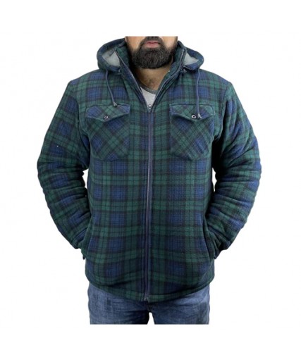 Mens Richmond Sherpa Shirt Green Mens Richmond Sherpa Shirt Green