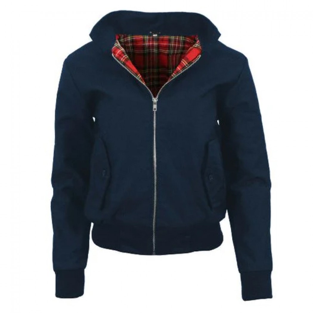 Ladies Classic Harrington Jacket Navy
