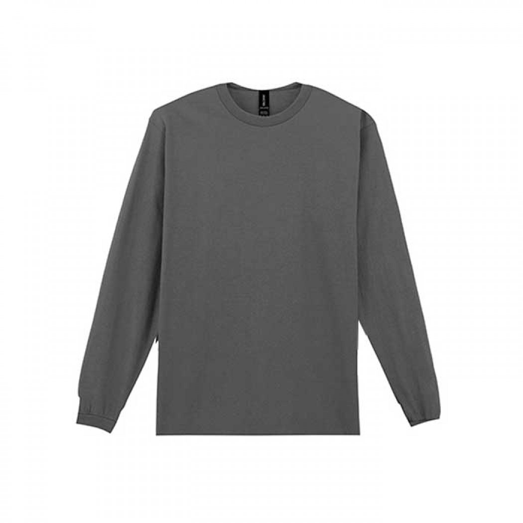 Gildan Ultra Cotton Long Sleeve T-Shirt Carcoal