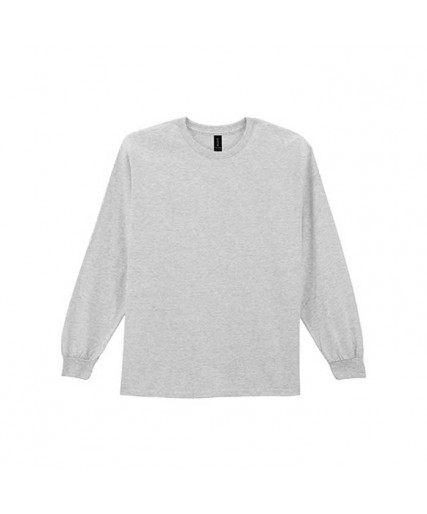 Gildan Ultra Cotton Long Sleeve T-Shirt Ash Grey Gildan Ultra Cotton Long Sleeve T-Shirt Ash Grey