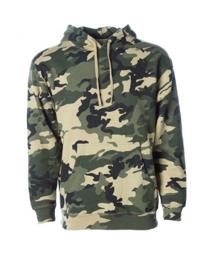 Men´s Heavyweight Hooded Pullover Army Camo Men´s Heavyweight Hooded Pullover Army Camo