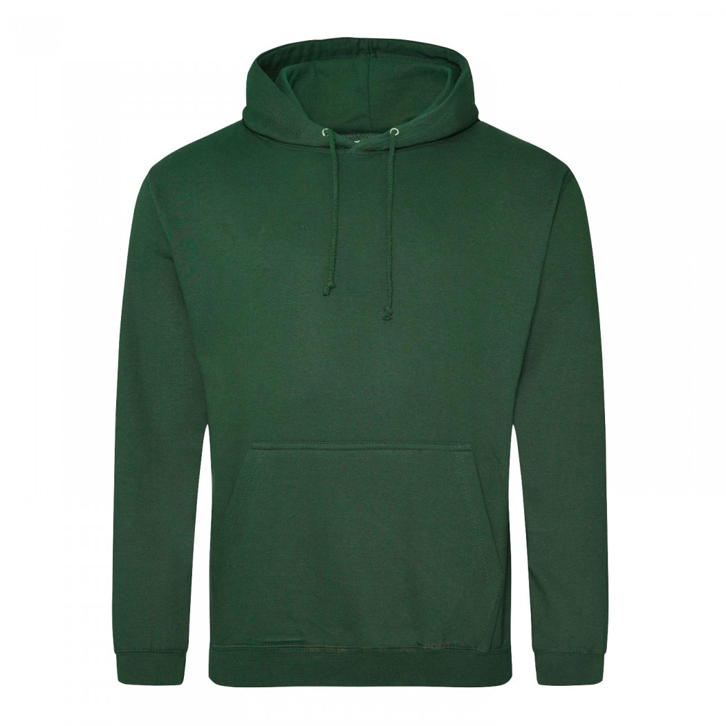College Hood Bottle Green