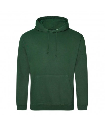 College Hood Bottle Green