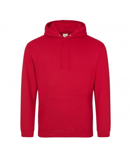 College Hood Fire Red College Hood Fire Red