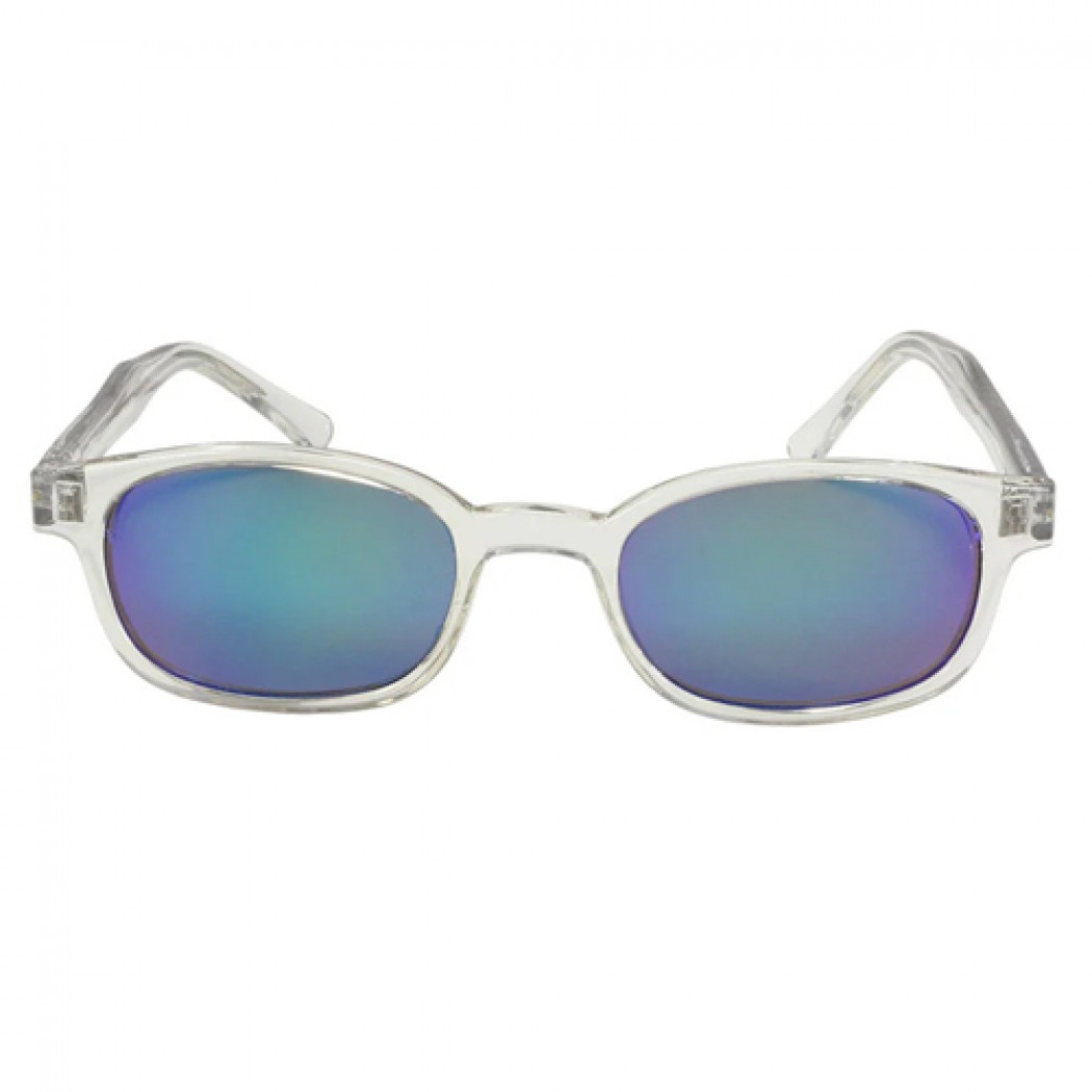 Chill KD's / Clear Frame/Colored Mirror Lens