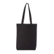 Recycled Premium Canvas “Flat Base” Shopper Black