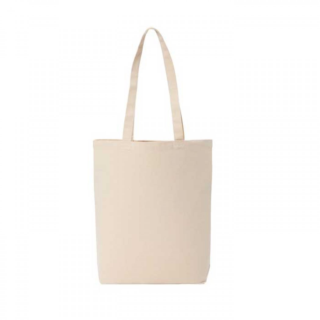 Recycled Premium Canvas “Flat Base” Shopper Natural Recycled Premium Canvas “Flat Base” Shopper Natural