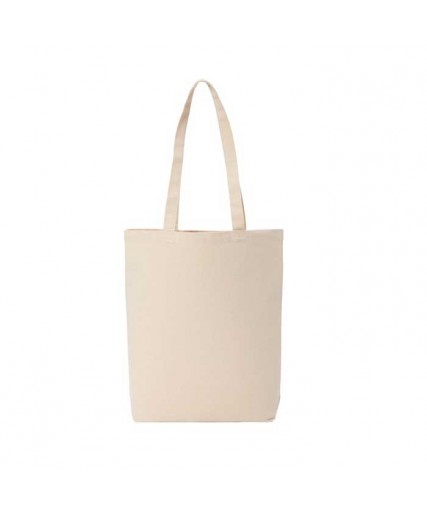 Recycled Premium Canvas “Flat Base” Shopper Natural
