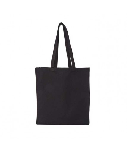 Recycled Premium Canvas “Spacious Shopper” Black