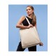 Recycled Premium Canvas “Spacious Shopper” Black