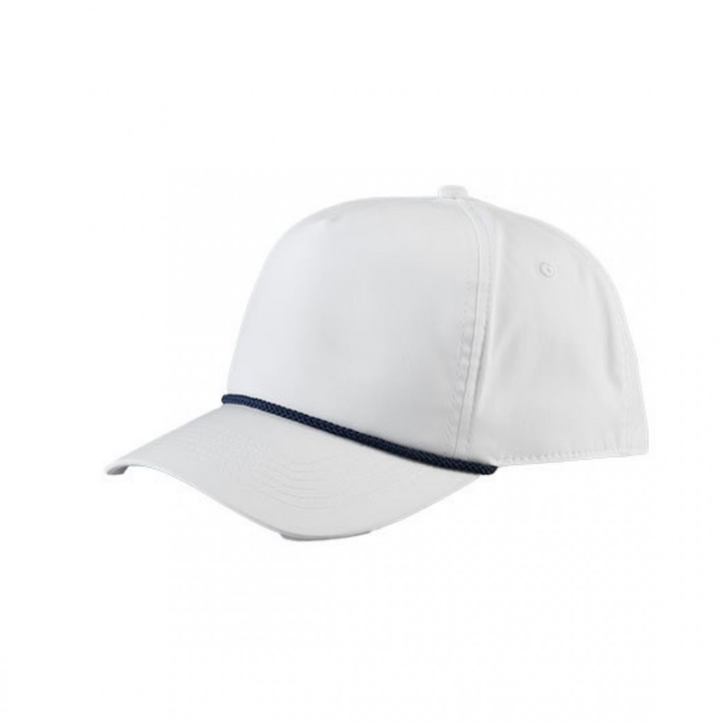 Rope Detail Golf Cap White/Navy