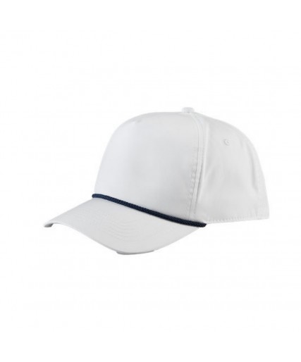 Rope Detail Golf Cap White/Navy