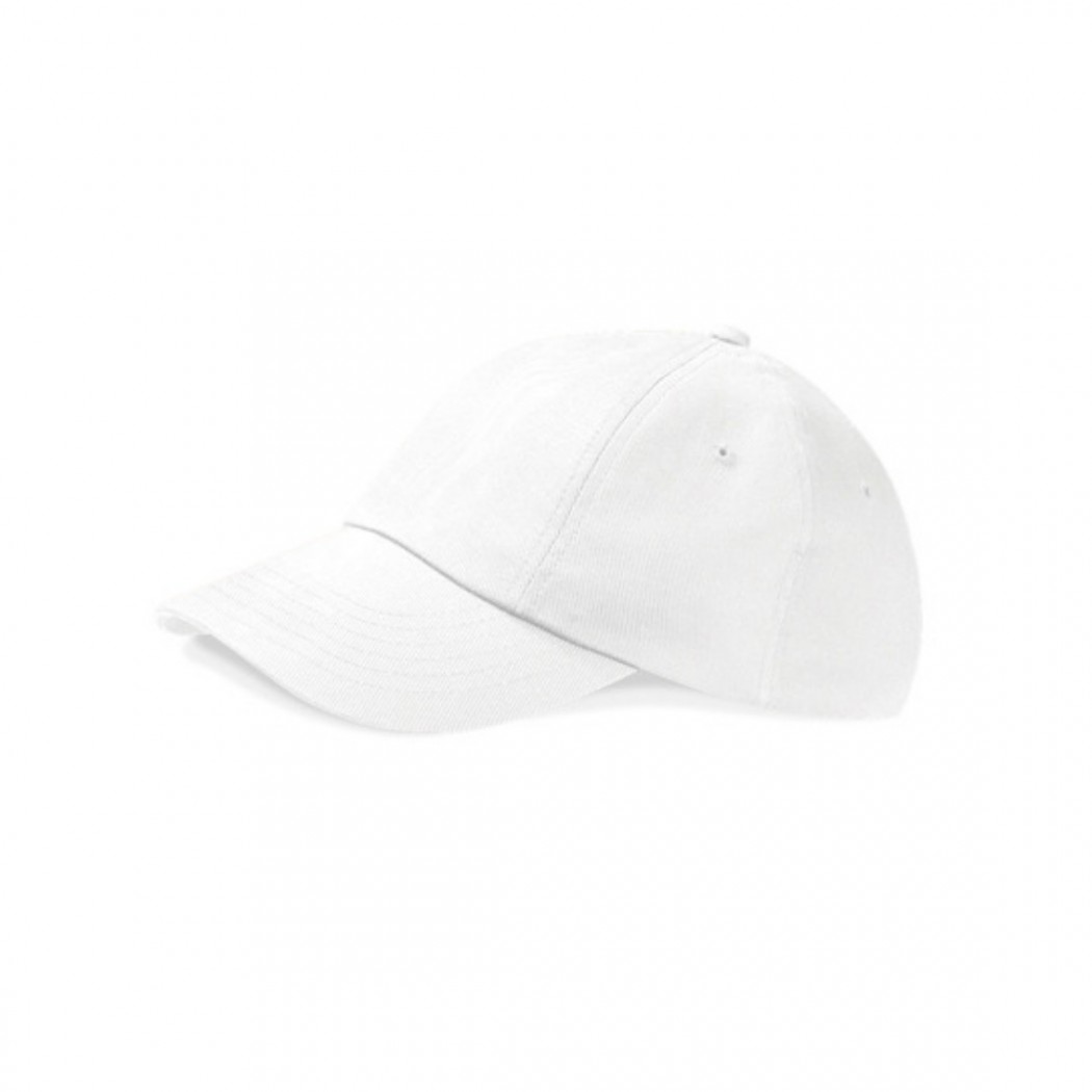 Low Profile Heavy Cotton Drill Cap White