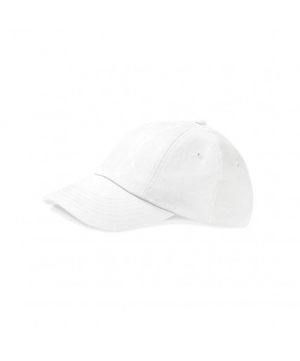 Low Profile Heavy Cotton Drill Cap White