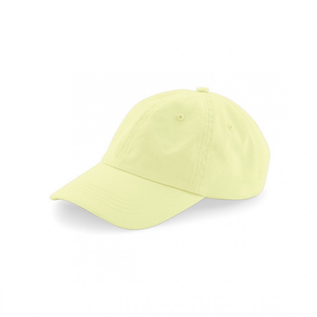 Low Profile 6 Panel Dad Cap Pastel Lemon