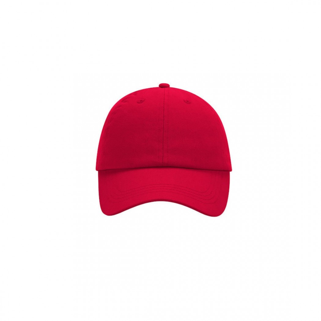 Low Profile 6 Panel Dad Cap Red