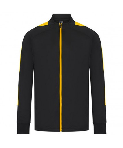 Unisex Knitted Tracksuit Top Black/Gold Unisex Knitted Tracksuit Top Black/Gold