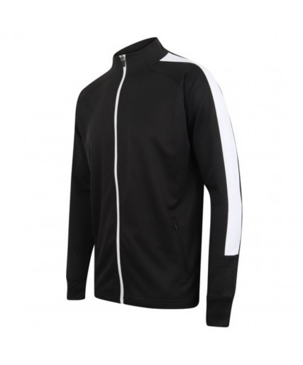 Unisex Knitted Tracksuit Top Black/White Unisex Knitted Tracksuit Top Black/White