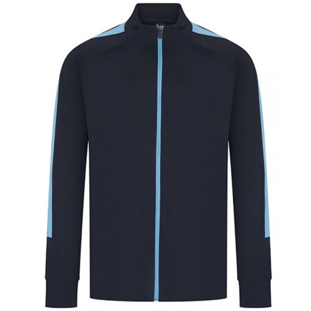 Unisex Knitted Tracksuit Top Navy/Sky Unisex Knitted Tracksuit Top Navy/Sky